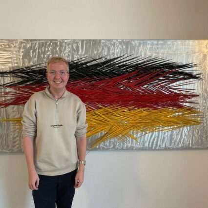 Philipp Kyas at the German Embassy in Abu Dhabi