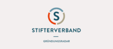 Logo of the startup radar of Stifterverband